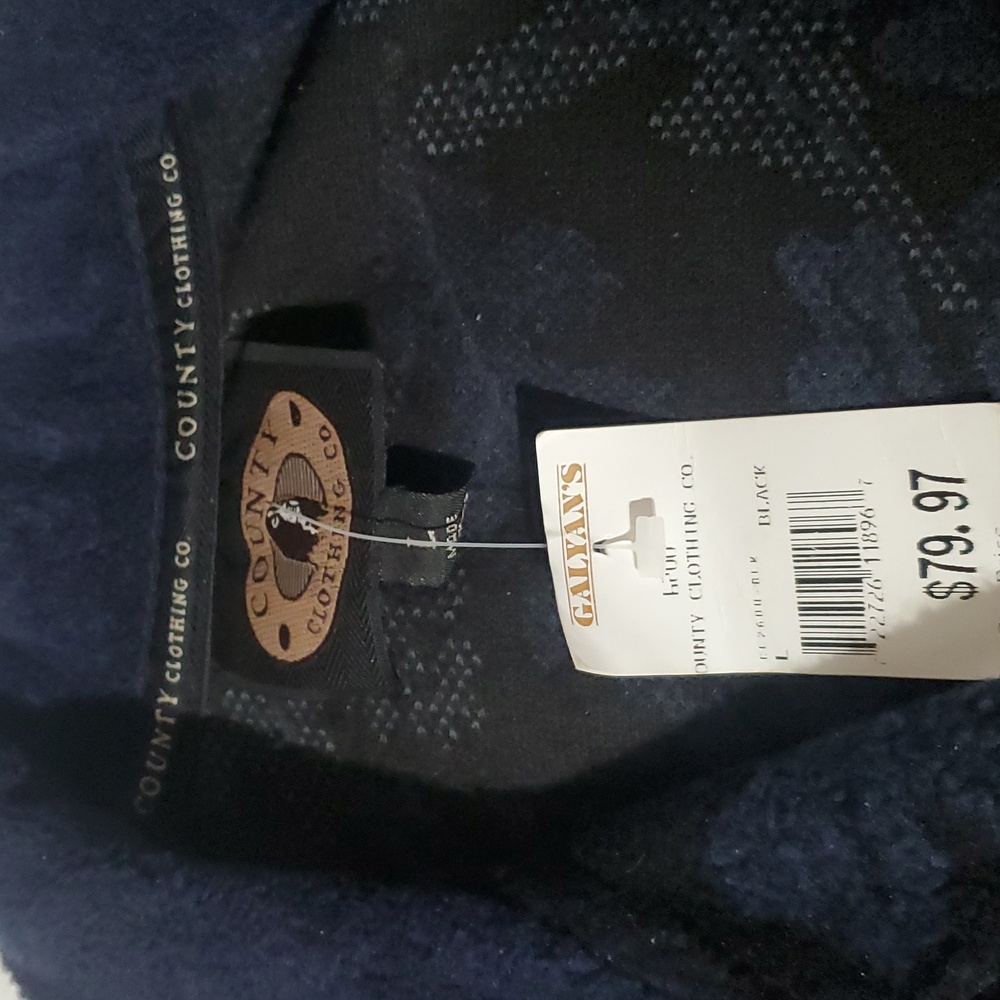 Plush jacket sz L County clothing